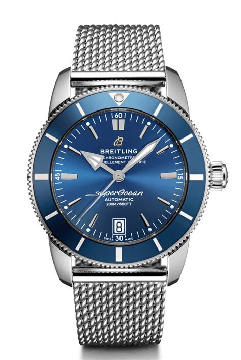 breitling superocean heritage 42 mesh bracelet|Breitling Superocean Heritage for sale.